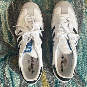 Adidas White and Black Sneakers